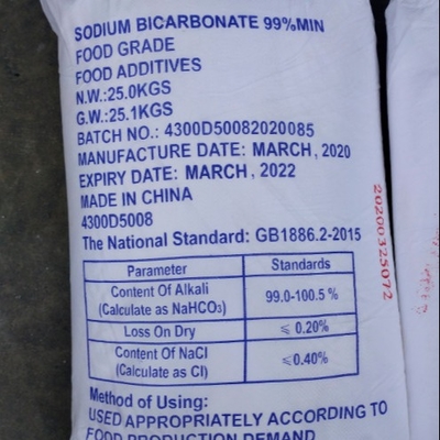 Additivo alimentare commestibile del lievito del carbonato di sodio NaHCO3